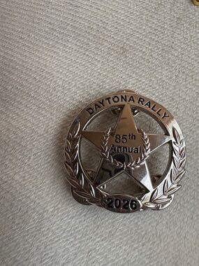 Daytona Rally 85th Annual 2026 Silver Badge Pin